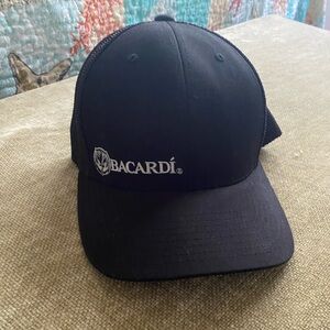 Bacardi Flex Fit Hat Black NWOT